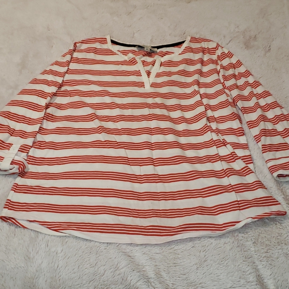 Jones New York Sport 3/4 length top